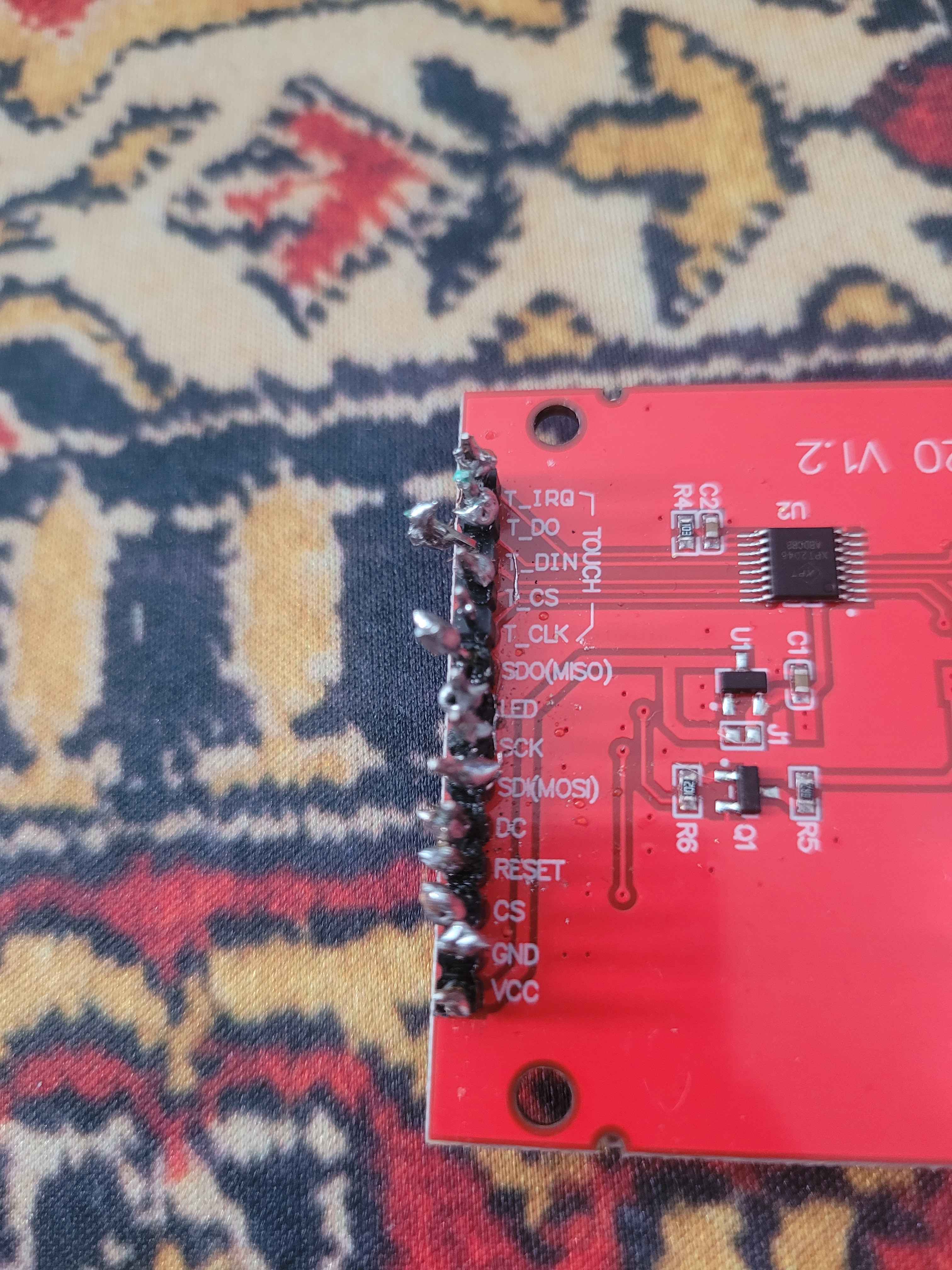 Wyświetlacz 2 8 TFT SPI 240×320 V1.2